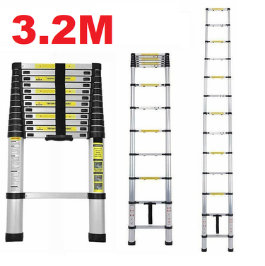 Telescopic Ladder 3.2m Multi-Purpose Aluminium Telescoping